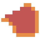 Red saddle